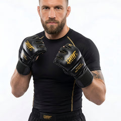 Gants de MMA BMF Boxing – Grappling Pro Style Noir & Or