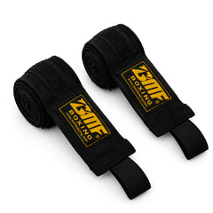 Bandes de Boxe BMF Boxing – Bandages de Main 4 m, Fermeture Velcro (Bleu, Rouge, Noir, Blanc, Jaune)
