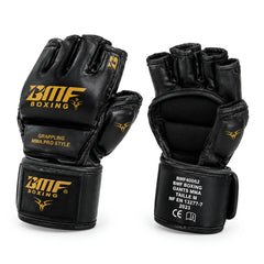 Gants de MMA BMF Boxing – Grappling Pro Style Noir & Or